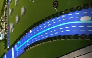 廣州某項目沙盤(pán)屏